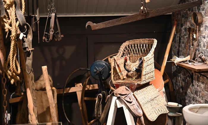 Our immersive installations cover many aspects of life in Rhayader and mid Wales, including Dairies, Barns and Navvies Huts